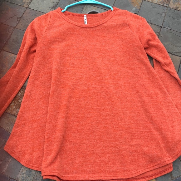 Orange flared shirt SJ company medium - Picture 4 of 8